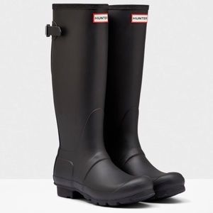 Matte Black Hunter Boots